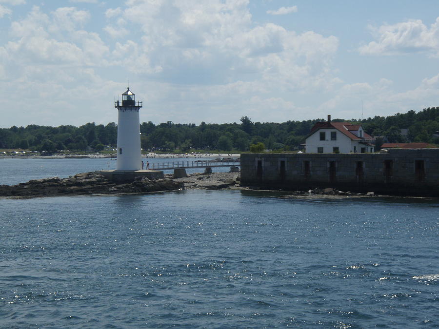Portsmouth harbor Lighthouse Photograph by Robert Nickologianis