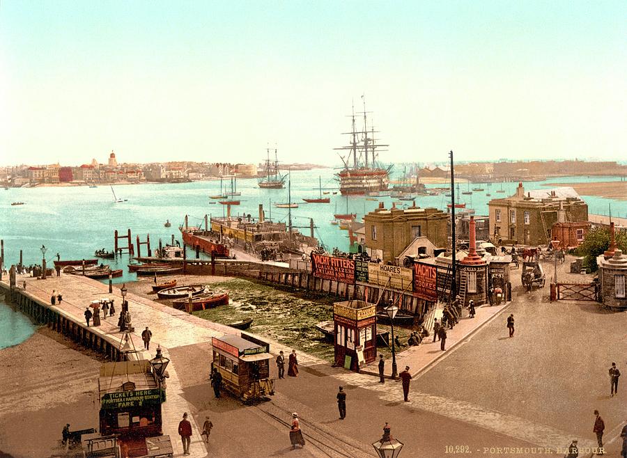 Portsmouth Harbour Photograph by Library Of Congress/science Photo Library