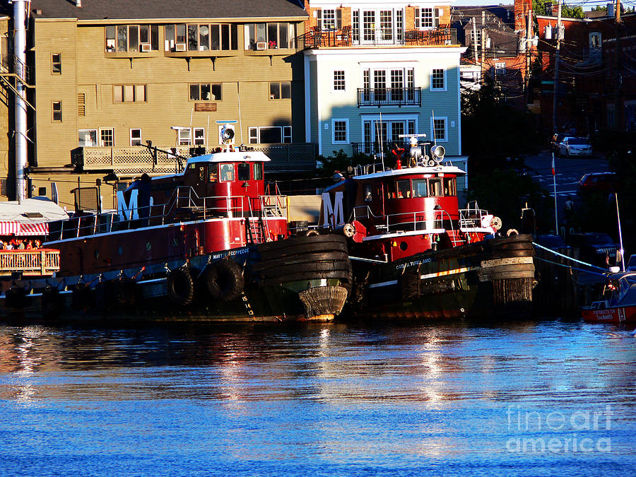 Portsmouth Tugs  Photograph by Kevin Fortier
