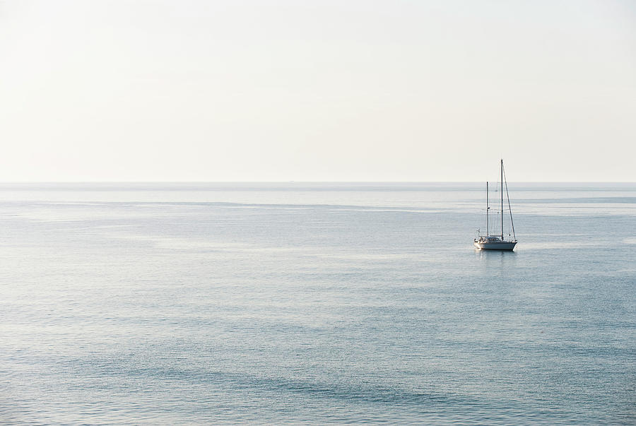 Portugal, Algarve, Sagres, Sailboat Photograph by Westend61