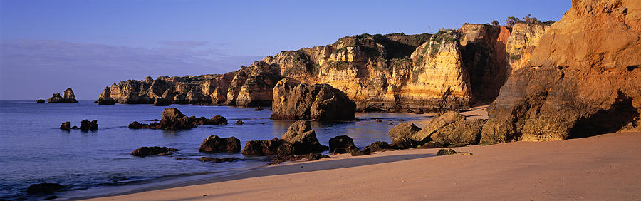 Beach Photograph - Portugal, Lagos, Algarve Region by Panoramic Images