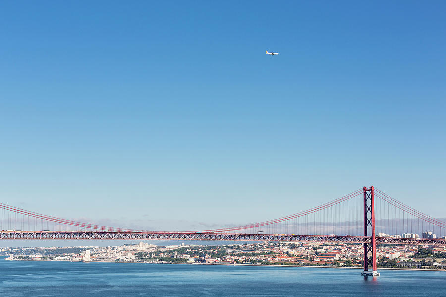 Portugal, Lisbon, View Of 25 De Abril Photograph by Westend61