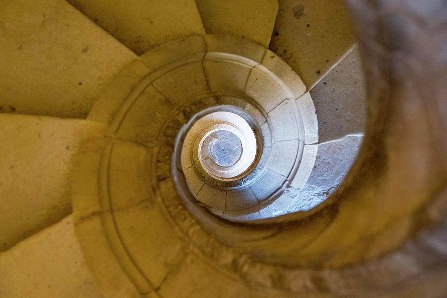 Architecture Photograph - Portugal, Tomar Tomar Castle Spiral by Emily Wilson