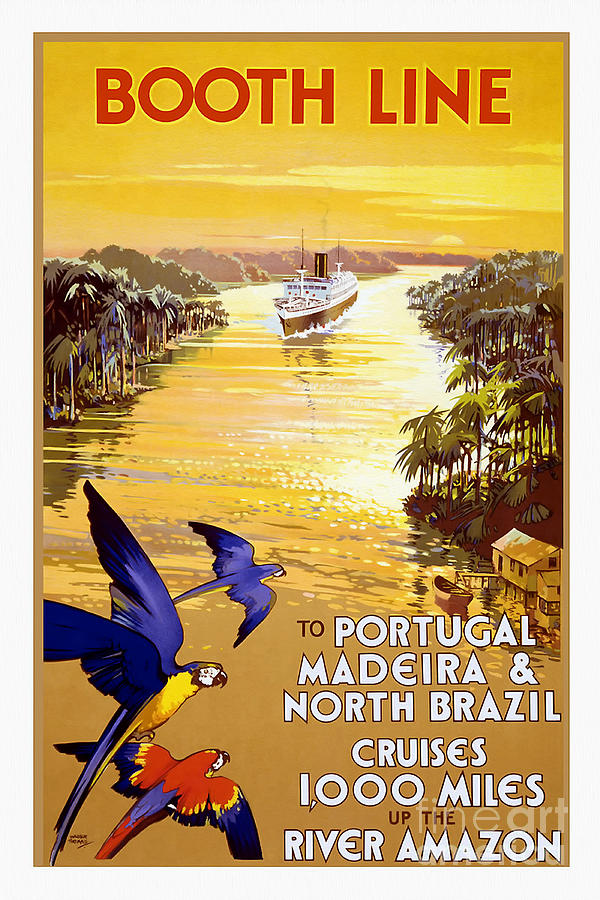 Portugal Vintage Travel Poster Drawing by Jon Neidert