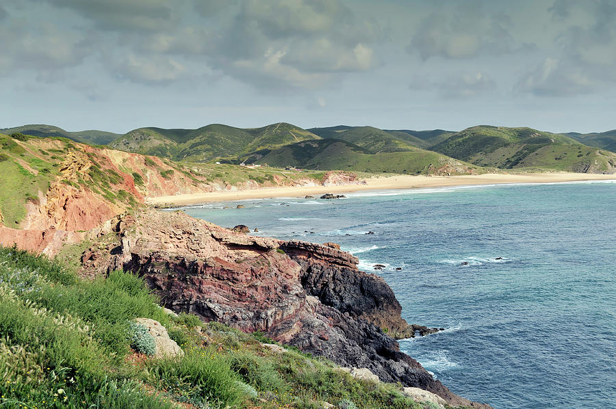 Portuguese Coastline In Vicente Photograph by Brytta