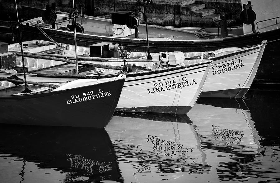 Portuguese Fishing Boats Photograph