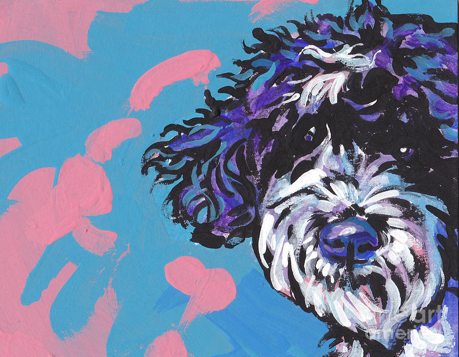 Dog Painting - Portuguese Wild Thing by Lea S
