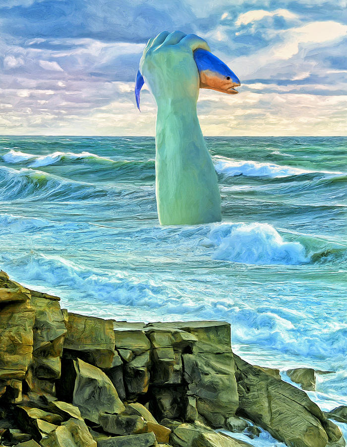 Poseidon Painting by Dominic Piperata