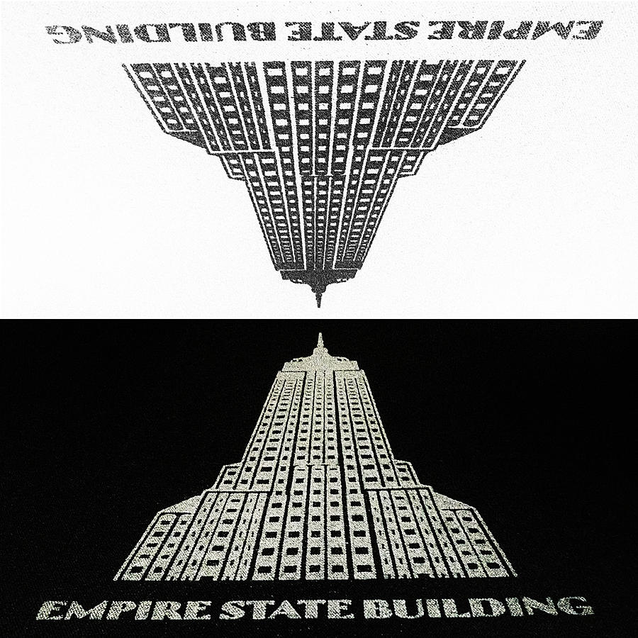 Empire State Building Photograph - Positive - Negative by Natasha Marco