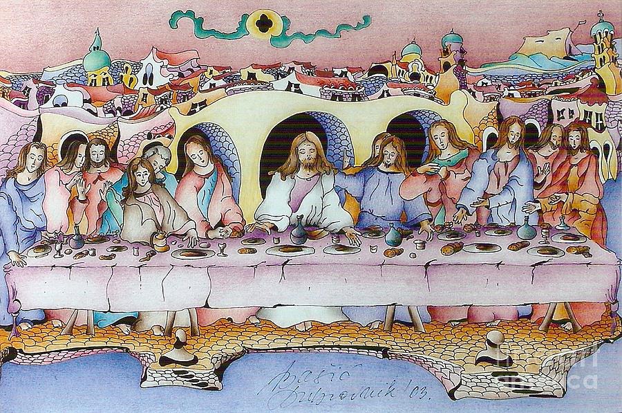Posljednja vecera Mixed Media by Ana Basic - Fine Art America