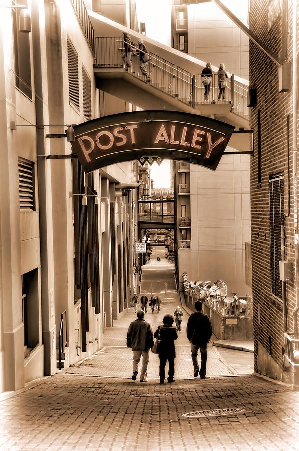 Post Alley Stroll Photograph by Spencer McDonald