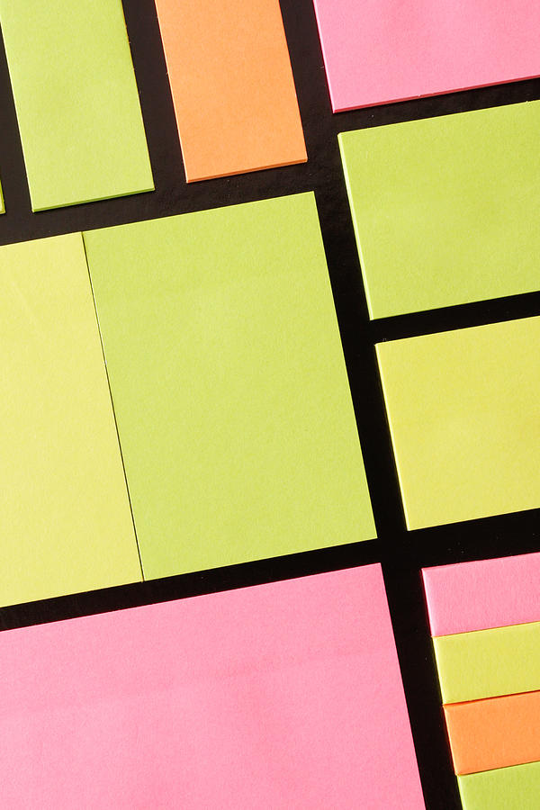 Background Photograph - Post-it notes by Tom Gowanlock