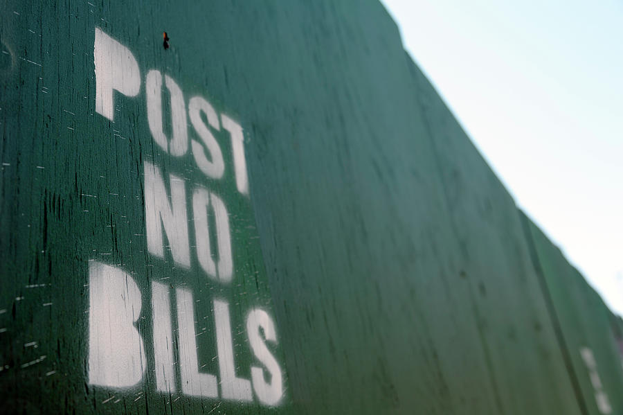 Post No Bills Sign Photograph by Snap Decision