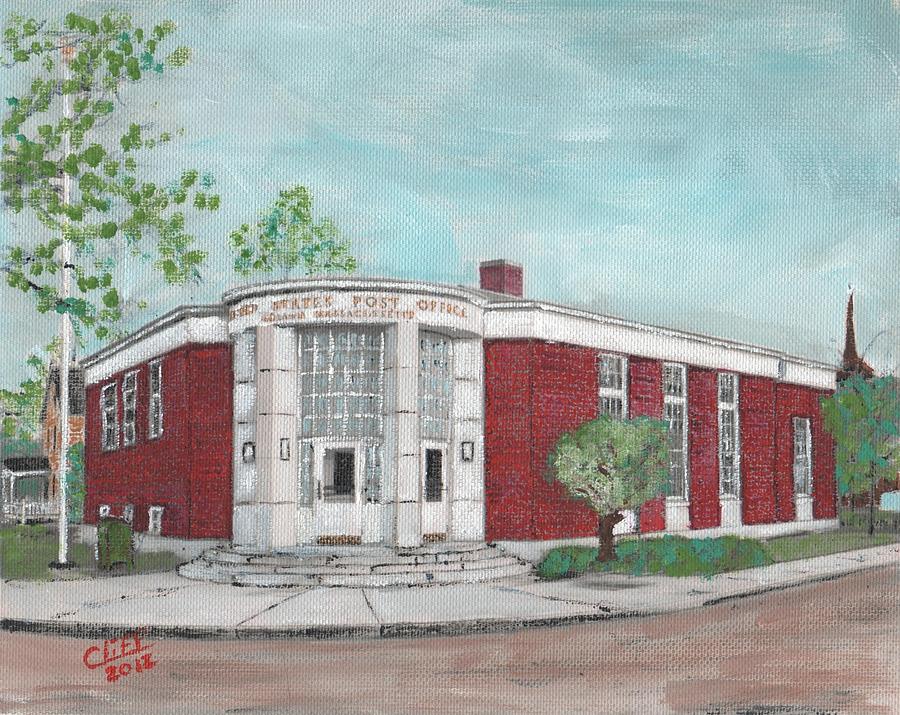 Post Office 01721 Painting by Cliff Wilson