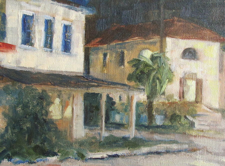 Post Office Apalachicola Painting by Susan Richardson