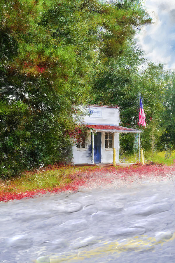 Post Office Painting by Mary Timman
