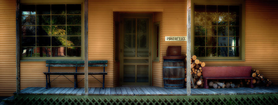 Post Office Porch At Historic Photograph by Panoramic Images