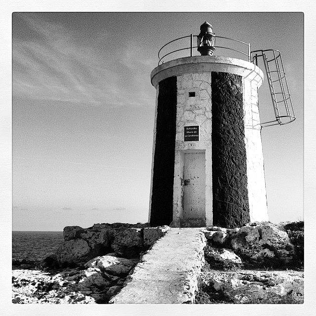 Lighthouse Photograph - #postcard From #mallorca : #lighthouse by Balearic Discovery