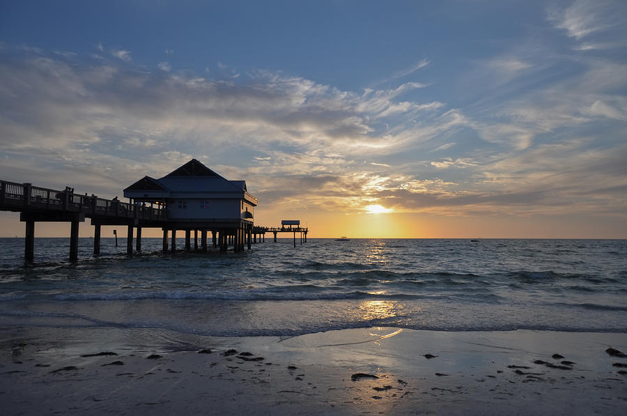 Postcard Perfect - Clearwater Beach Pier 60 Photograph by Bill Cannon
