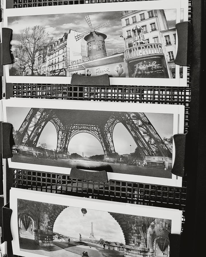 Paris Photograph - Postcards from Paris by Dana Walton