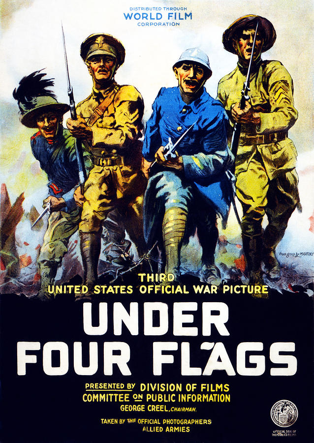 Poster Advertising The Film Under Four Drawing by Philip Martiny