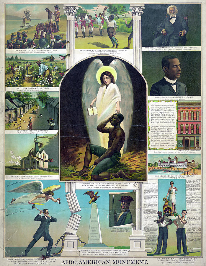 Salem Drawing - Poster Black History, C1897 by Granger
