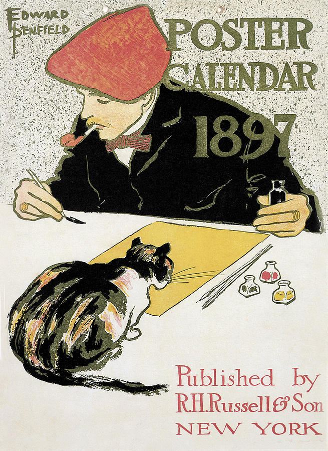 Poster Calendar 1897 Photograph by Edward Penfield