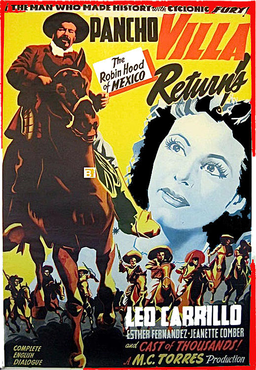 Poster for Pancho Villa Returns 1950-2013 Photograph by David Lee Guss