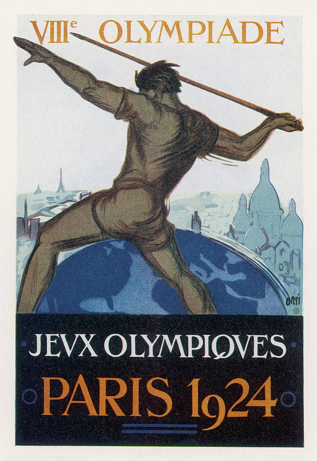 Paris Drawing - Poster For The Paris Olympiad by Mary Evans Picture Library Paris Drawing - Poster For The Paris Olympiad by Mary Evans Picture Library