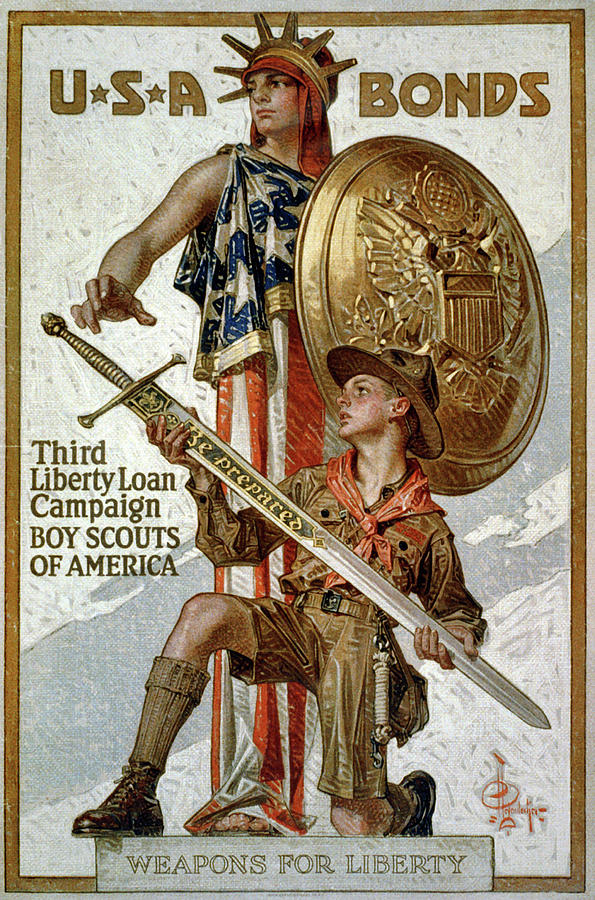 Poster Liberty Loan, 1917 Painting by Granger