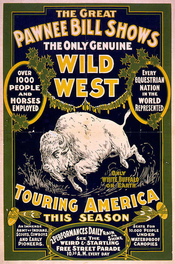 Poster Pawnee Bill, C1903 Painting by Granger