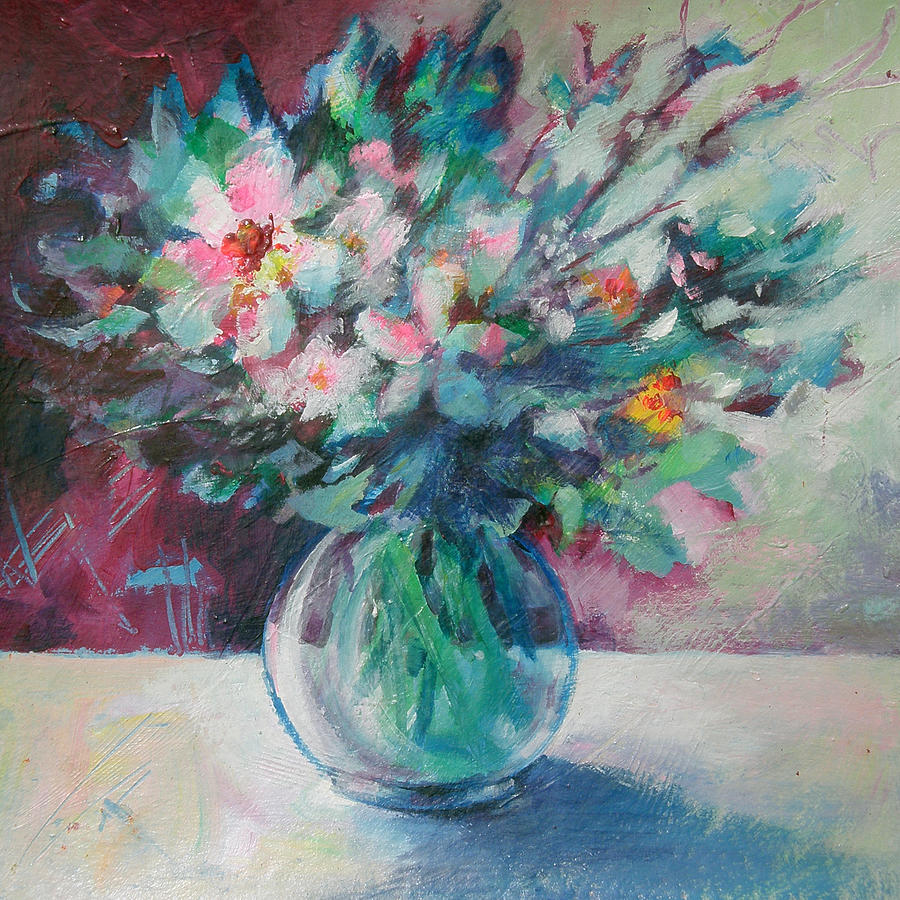 Posy Bowl Painting by Susanne Clark
