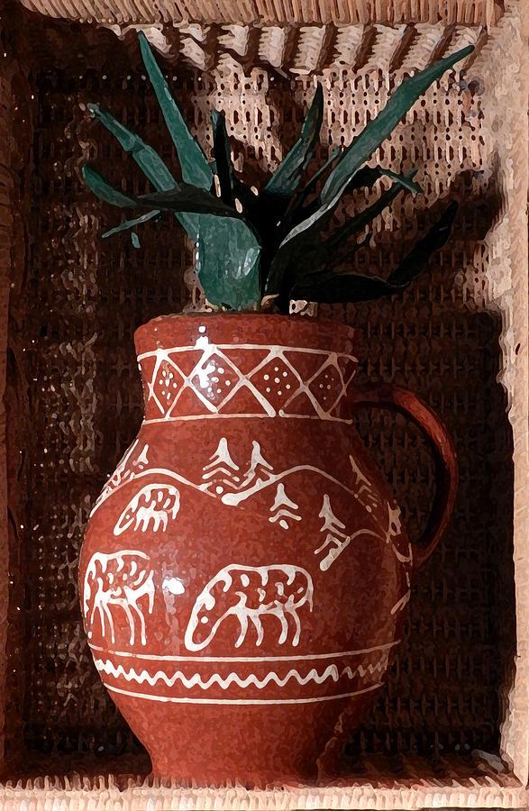 Vase Photograph - Pot in a Nook by Grace Dillon