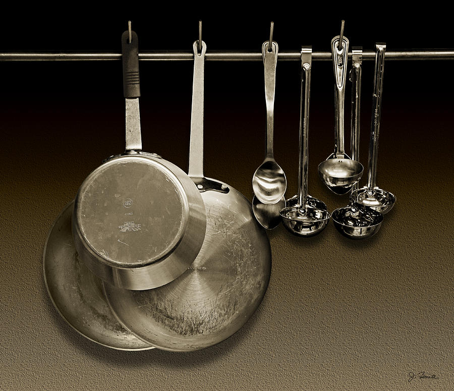 Pot Pans Spoons and Ladles Photograph by Joe Bonita