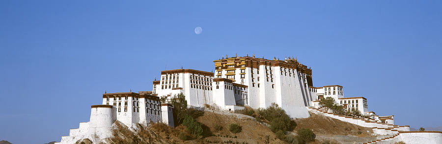 Architecture Photograph - Potala Palace Lhasa Tibet by Panoramic Images