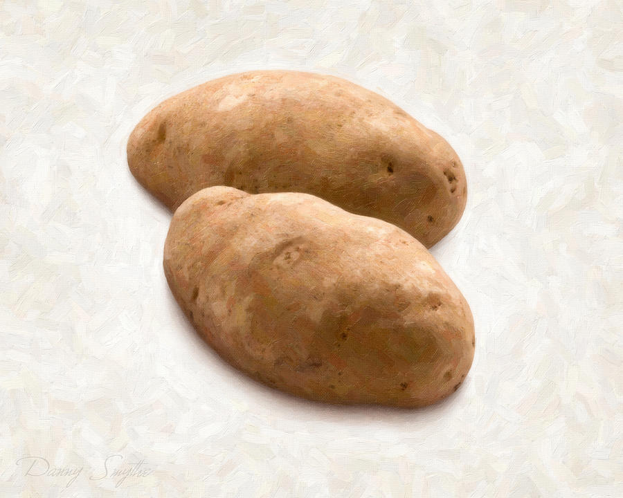 Potato Painting - Potatoes by Danny Smythe