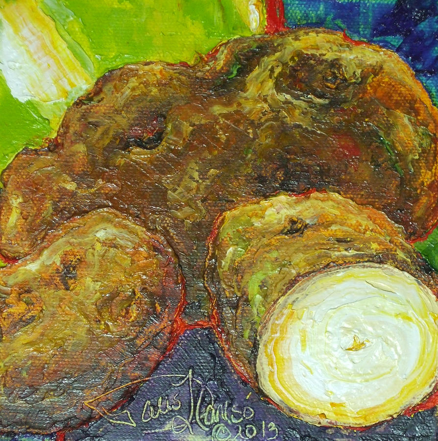 Still Life Potatoes Painting by Paris Wyatt Llanso