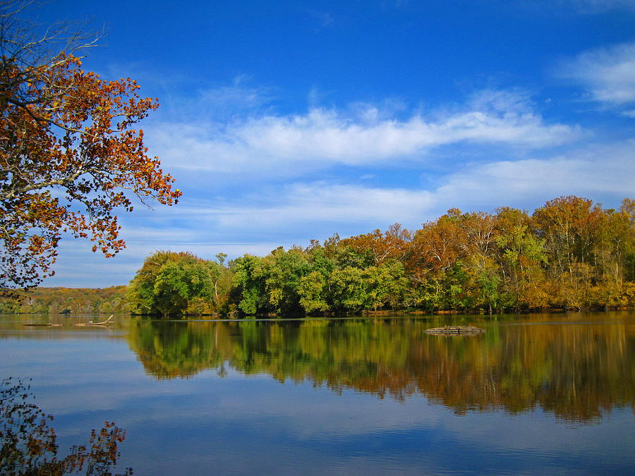 Potomac River In Early Autumn Photograph By Harold Bonacquist - Fine ...