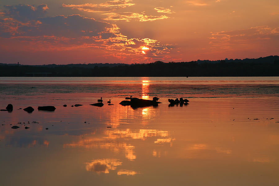Potomac River Sunrise III Photograph by Steven Ainsworth