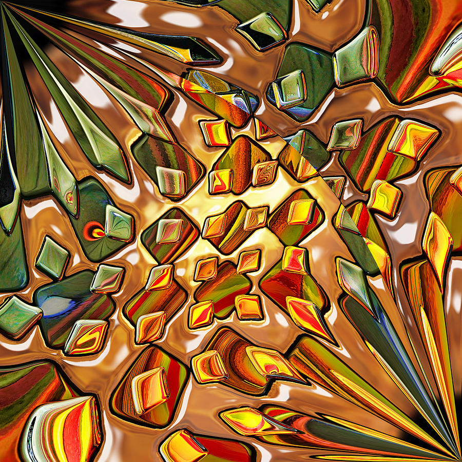 Potpourri - Optimized for metallic or glossy paper Digital Art by Wendy J St Christopher