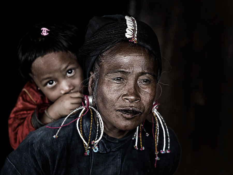 Potrait Myanmar Photograph by Amnon Eichelberg