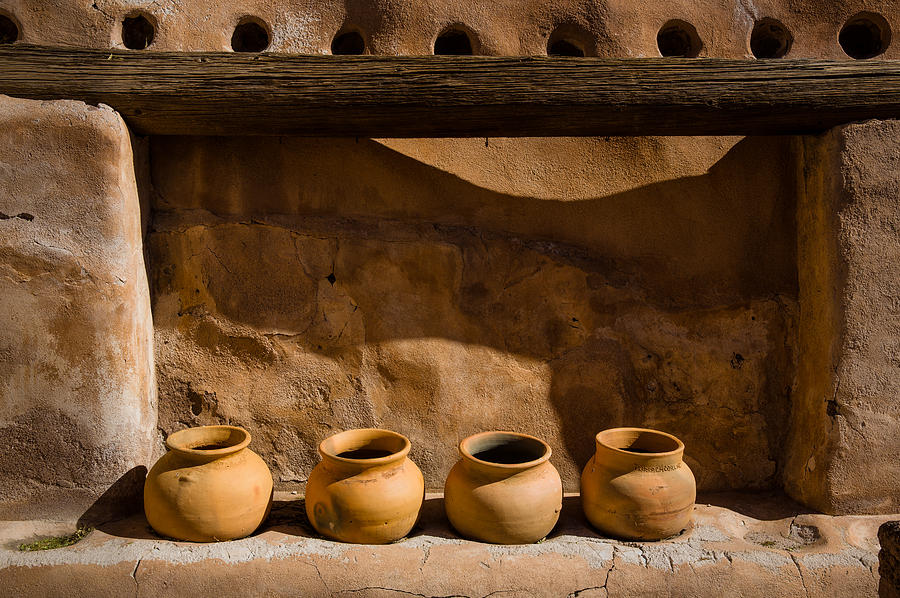 America Photograph - Pots in the Mission by Mark Hammon America Photograph - Pots in the Mission by Mark Hammon
