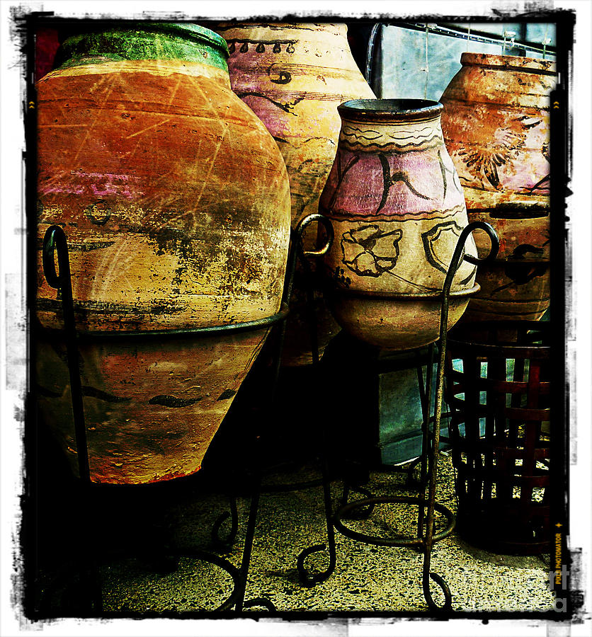 Pots Photograph by Therese Alcorn