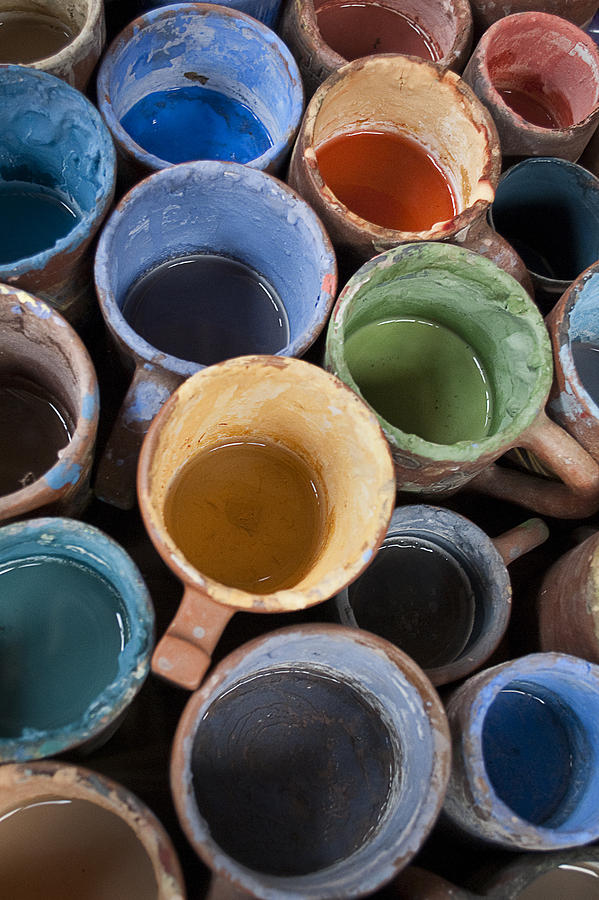 Potters Colors Photograph by Patricia Bolgosano