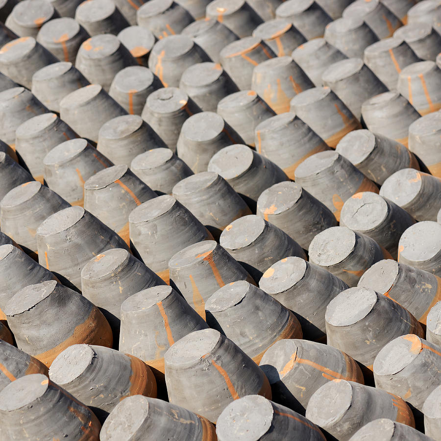 Pottery drying in the sun Photograph by Dutourdumonde Photography
