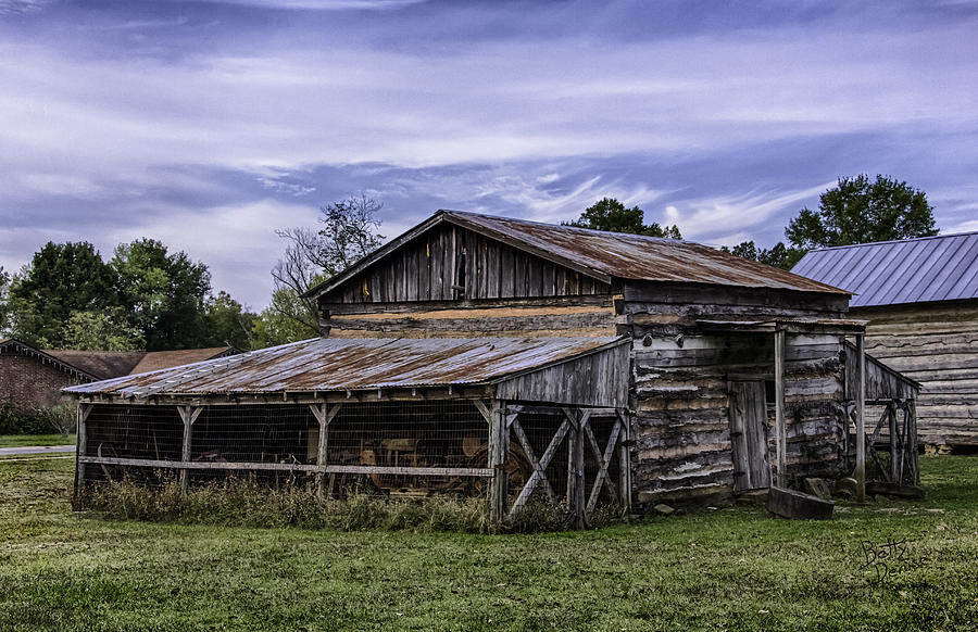 Pottsville Arkansas Historic Log Barn Photograph by Betty Denise - Fine ...