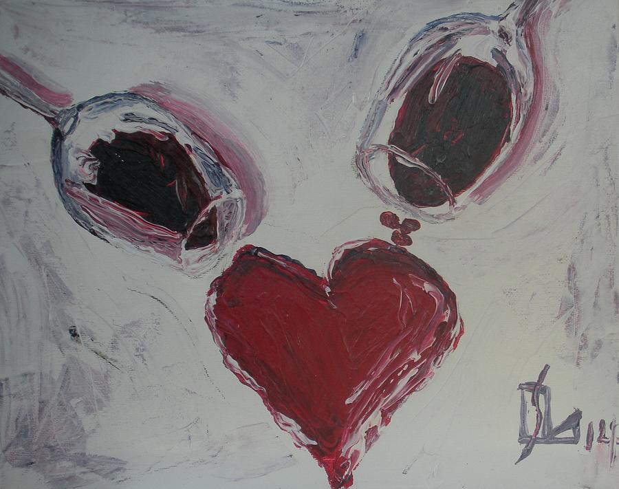 Pour Your Heart Out Painting by Lee Stockwell