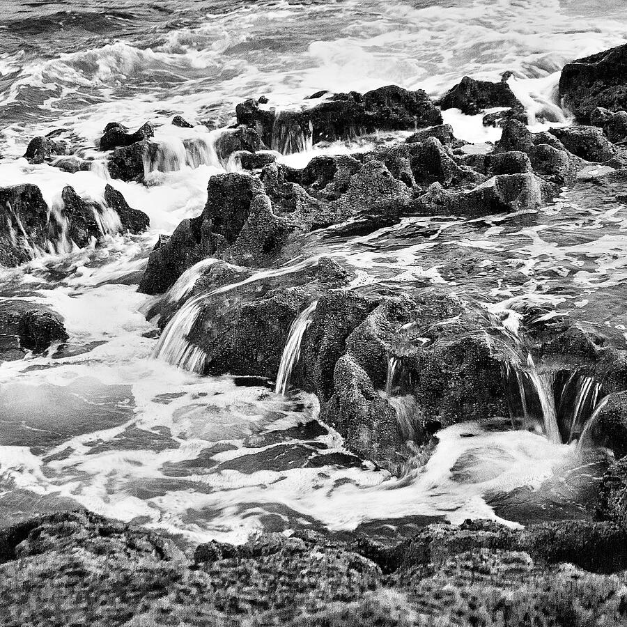 Pouring Rocks Photograph by David Davies