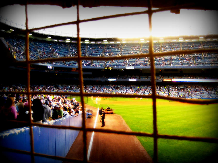 POV Right Field Foul Pole Original Yankee Stadium Photograph by Aurelio Zucco