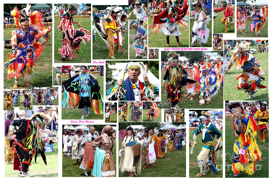 Pow Wow Collage Photograph by Steven Spak